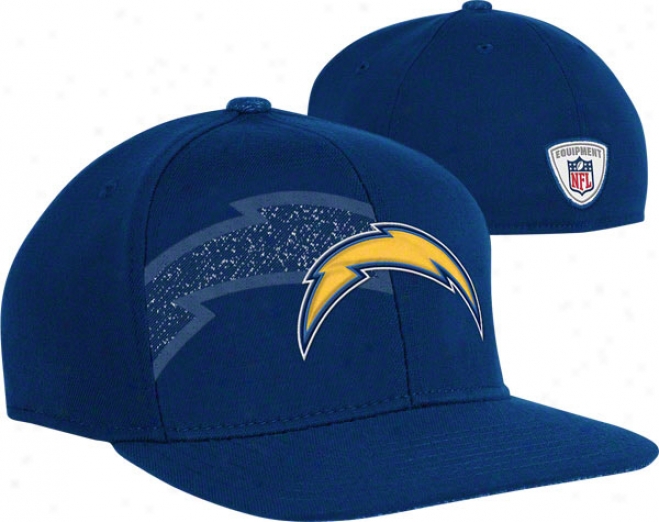 San Diego Chargers Youth Hat: 2011 Player Sideline 2nd Season Flat Brim Flex Hat