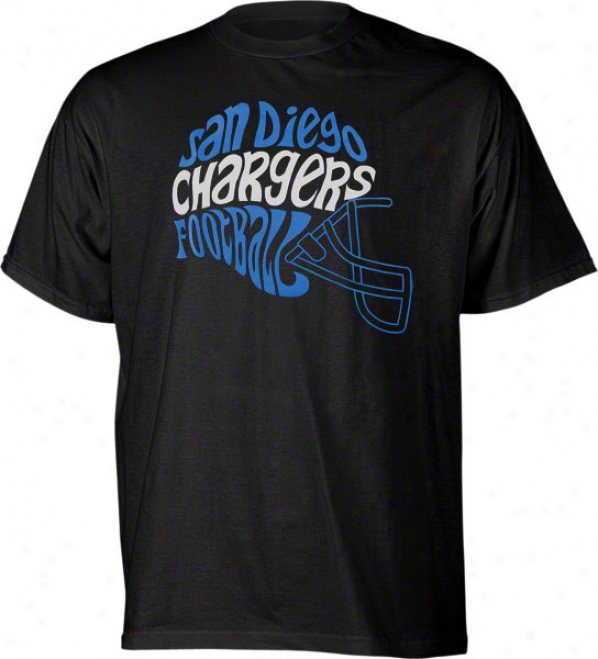 San Diego Chargers Youth Skewed He1met T-shirt