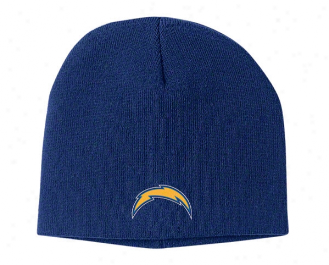 San Diego Chargers Youth/kids Uncuffed Knit Hat