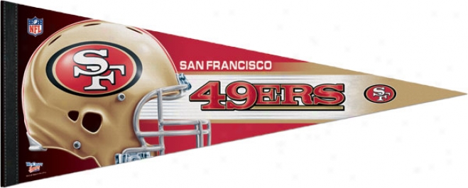 San Francisco 49ers 12x30 Premium Pennant