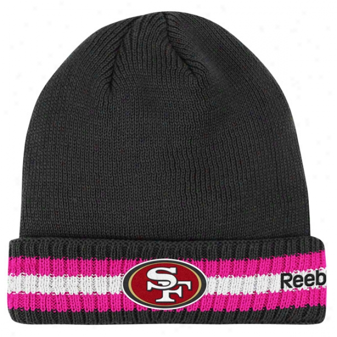 San Francisco 49ers 2011 Breast Cancer Awareness Sideline Cuffed Knit Hat