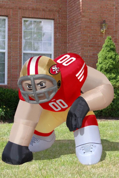 San Francisco 49ers Bubba Inflatable Lawn Fiugrone