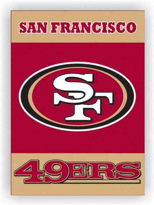 San Francisco 49ers Double Sided 28x40 Banner