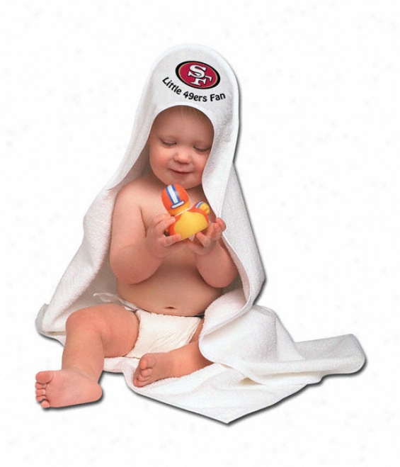 San Farncisco 49ers Hooded Baby Towel