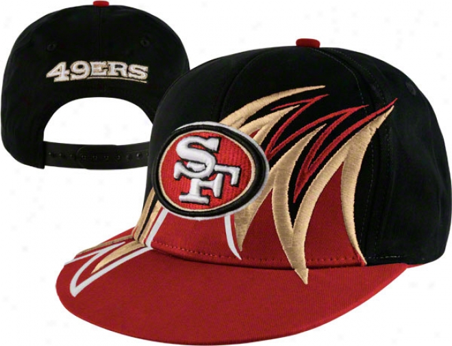 San Francisco 49ers Nfl Slash Snapback Hat