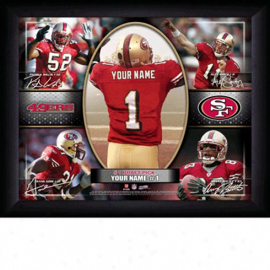 San Francisco 49ers Personalized Action Collage Print