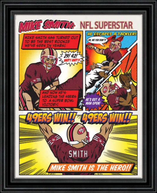 San Francisco 49ers Personalized Cartoon Print