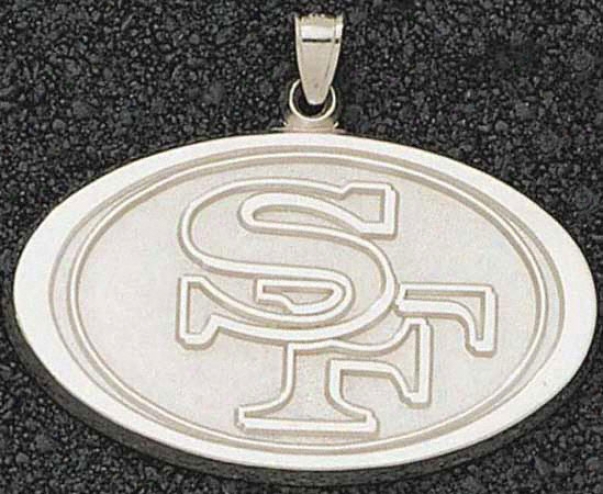 San Francisco 49ers &quotgiant&quot Silver Pendant