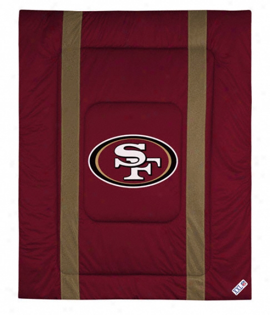 San Francisco 49ers Sidelone Comforter - Full/queen Bed