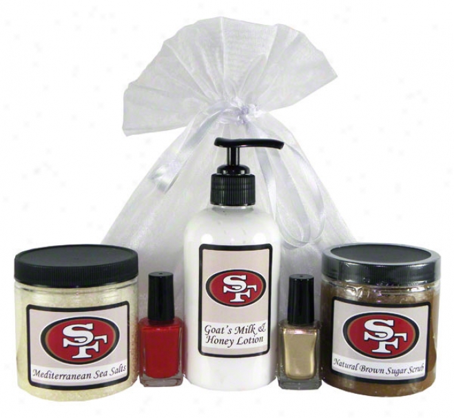 San Francisco 49ers Spa Donation Set