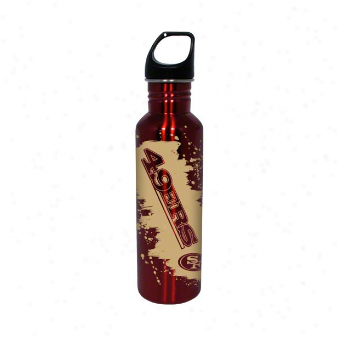 San Francisco 49ers Stainless Steel Water Bottle