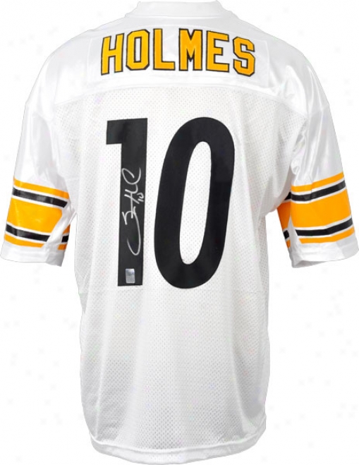Santonio Holmes Autographed Jersey  Details: Pittsburgh Steelers, Custom
