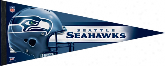 Seattle Seahawks 12x30 Premium Pennant