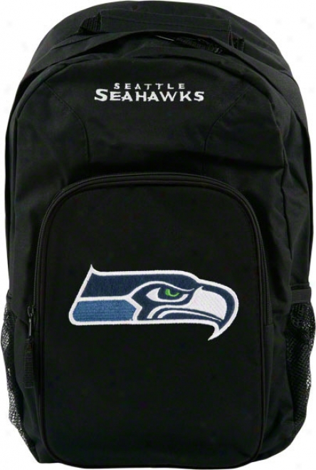 Seattle Seahawks Black Youth Southpaw Backpack