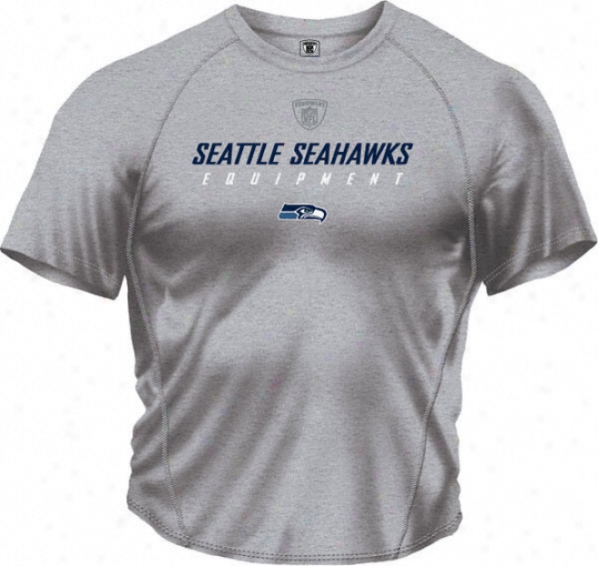 Seattle Seahawks -grey- Speedwick Performance Abrupt Sleeve Shirt