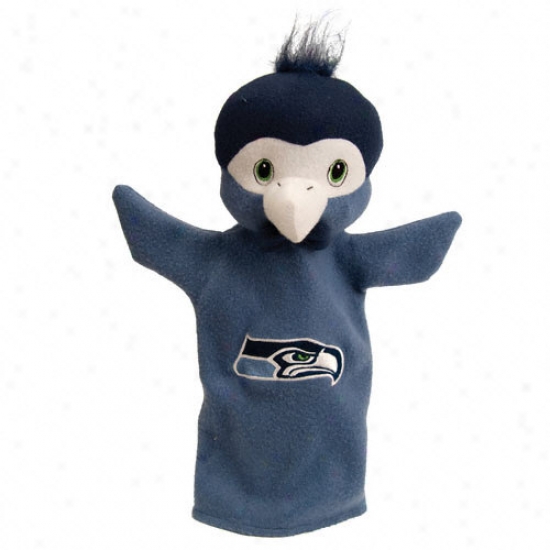 Sewttle Seahawks Mascot Hand Puppet