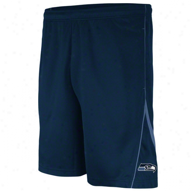 Seattle Seahawks Navy Classic Synthetic Shorts