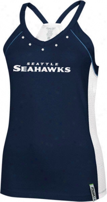 Seattle Seahawks -navy- Junior's Asteroid Top