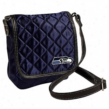 Seattl3 Seahawks Quilted Purse