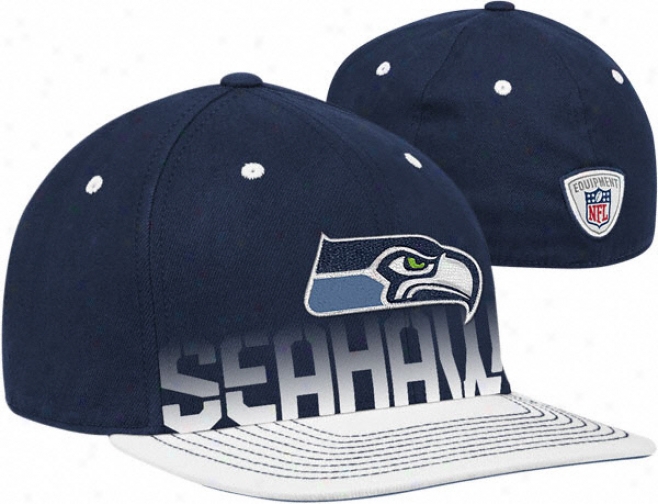 Seattle Seahawks Reebok 2010 Sideline Player Flat Brim Flex Hat