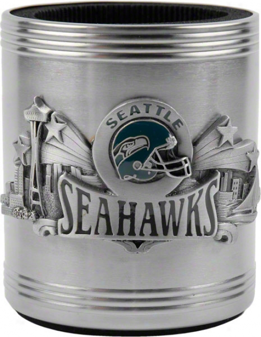 Seattle Seahawks Stainless Steel Can Cooler