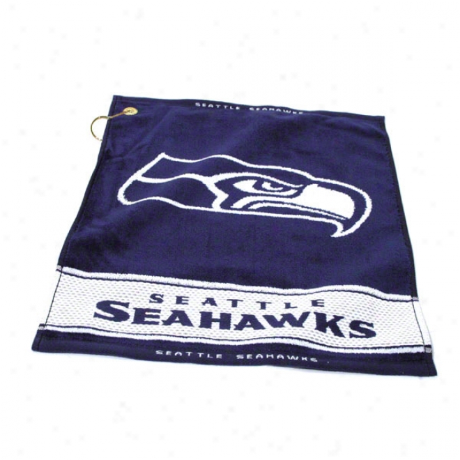 Seatyle Seahawks Woven Golff Towel