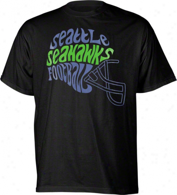 Seattle Seahawks Youth Skewed Helmet T-shirt