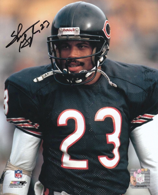 Shaun Gayle Chicago Bears Autographed 8x10 Photograph