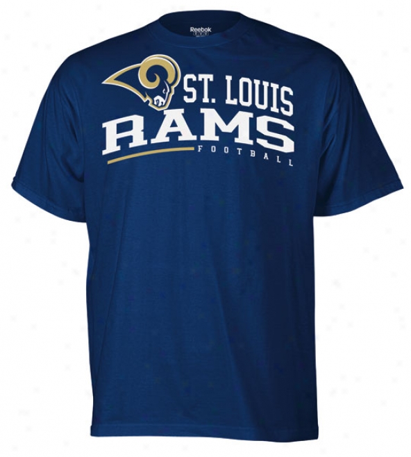 St. Louis Rams Arched Horizon Navy T-shirt