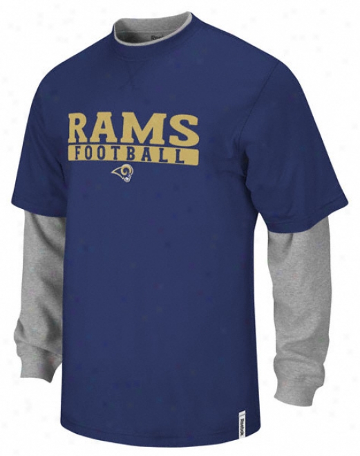 St. Louis Rams Ch Splitter Lnog Sleeve T-shirt