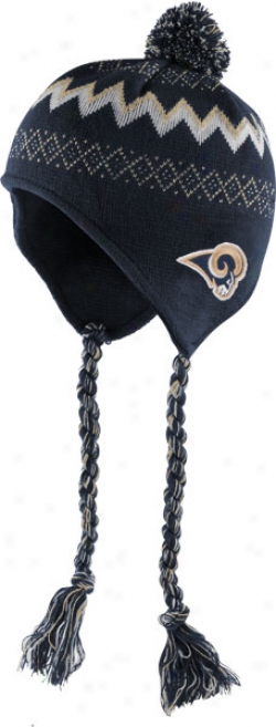 St. Louis Rams Kid's 4-7 Tassel Knit Pom Hat