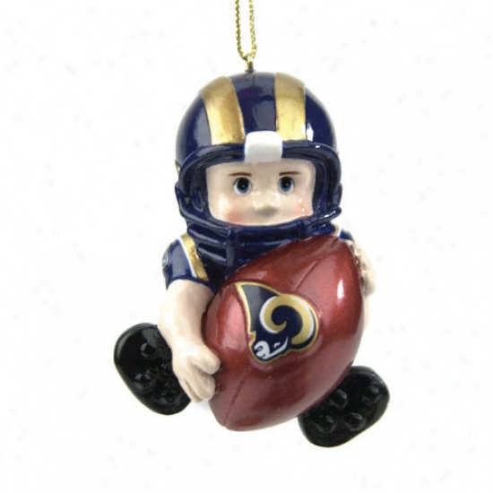 St. Louis Rams Lil Fan Team Player Ornament