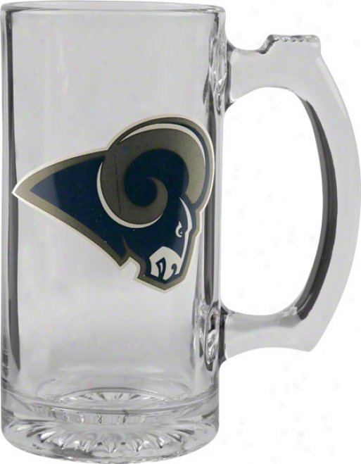 St. Louis Rams Logo Glass Tankard