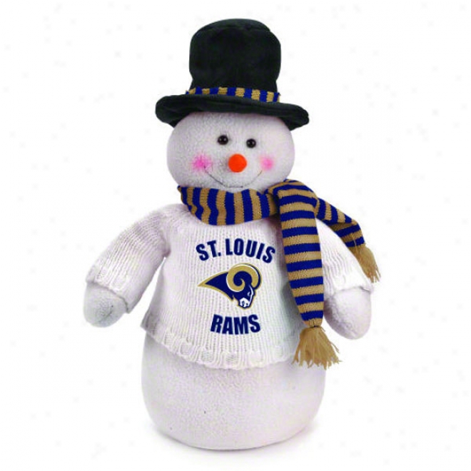 St. Louis Rams Plush Snowman