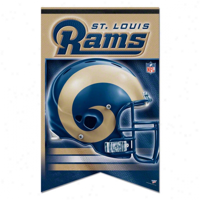 St. Louis Rams Premium 17x26 Banner