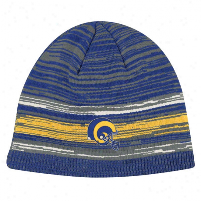 St. Louis Rams Throwback Knit Hat: Vintage Classic Uncuffed Knit Hat
