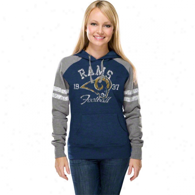 St. Louis Rams Women's Gameday Heroes Ii Ships Hooded Sweatshirt