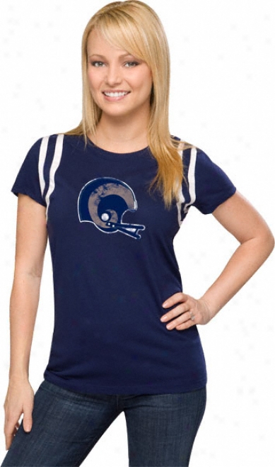 St. Louis Rams Women's Vintage Helmet Jersey Tee