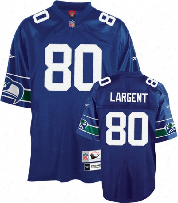 Steve Largent Reebok Eqt Replithentic Throwback Seattle Seahawks Youth Jersey