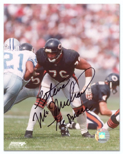 Steve Mcmichael Chicago Bears Autographed 8x10 Photograph