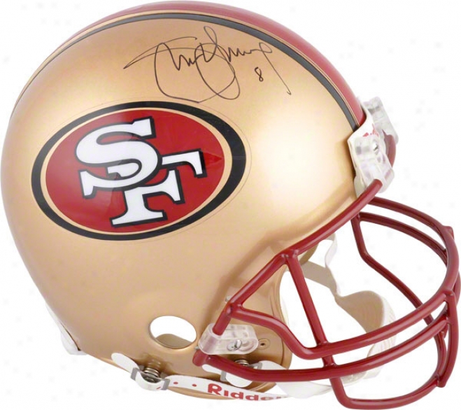 Stev Young Autographed Pro-line Helmet  Details: San Francisco 49ers, Authentic Riddell Revolution Helmet