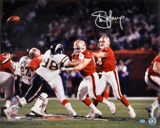 Steve Young San Francisco 49ers - Vs Chargers - 16x20 Autographed Photograph