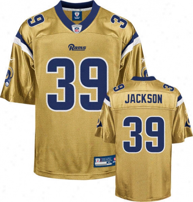 Steven Jackson Youth Jersey: Reebok Gold Replica #39 St. Louis Rams Jersey