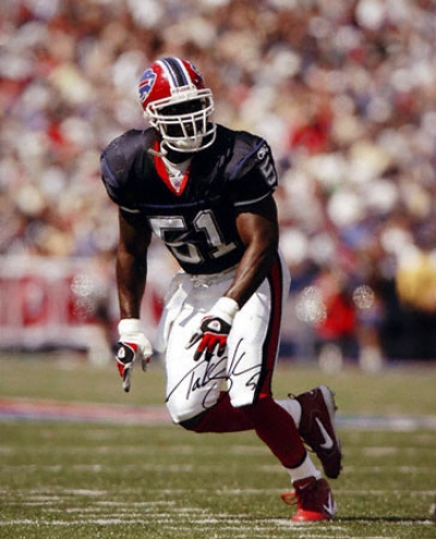 Takeo Spikes Buffalo Bills 16x20 Autographed Photograph