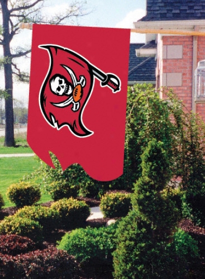 Tampa Bay Buccaneers 2-sided Applique &quotbattle&quot Flag