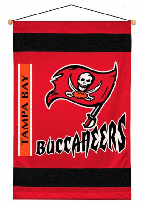 Tampa Bay Buccaneers 29.5x45 Sideline Wall Hanging