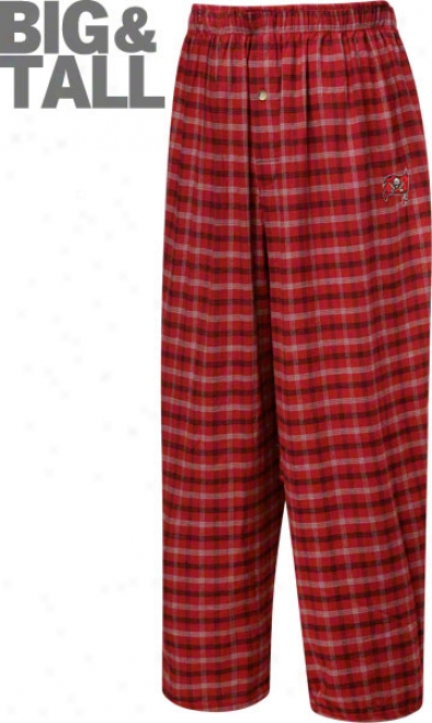 Tampa Bwy Buccaneers Big & Tall Crossbar Flannel Pants