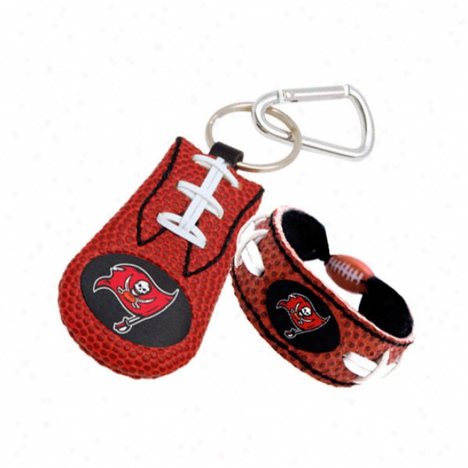 Tampa Bay Buccaneers Bracelet & Keychain Set