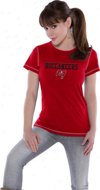 Tampa Bayy Buccaneers Focus Touch Organic Fashion Top - Handle By Alyssa Milano