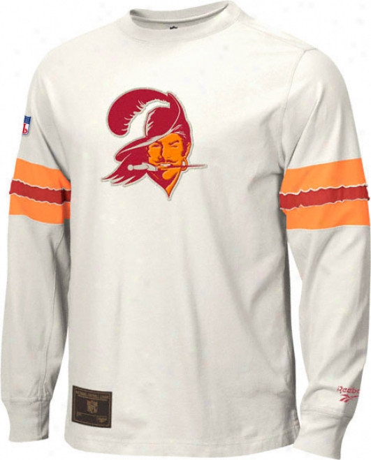 Tampa Bay Buccaneers Gridiron Classics Throwback Logo Long Sleeve Jersey Crew